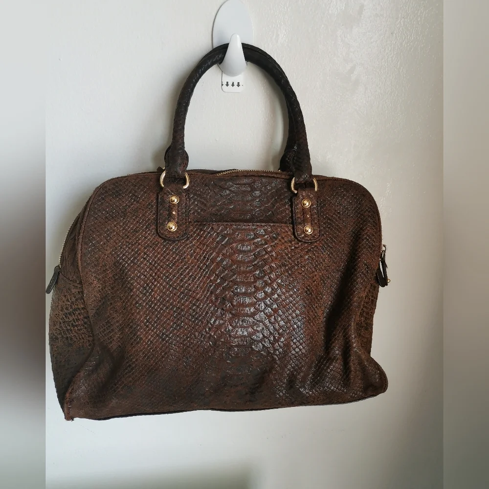 Michael Kors Embossed Python Bag - Picture 2 of 10